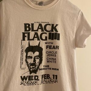 Black Flag flyer t shirt